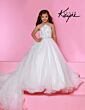 Johnathan Kayne C143 Ruffle Hem Beaded Halter Neck Dress