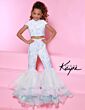 Johnathan Kayne C164 Ruffle Pants Cutout Bow Back Jumpsuit