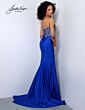 Joshua McKinley 2820 Plunging Sweetheart Neckline Lace-Up Back Dress
