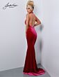 Joshua McKinley 2865 High Halter Neckline Low Open Back Dress