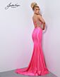 Joshua McKinley 2876 Side Cutout Bodice Lace-Up Back Dress