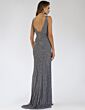 Lara 29528 Bare Back Plunging Neck Dress