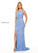 Rachel Allan 70186 Asymmetric Neck Side Cutaway Dress