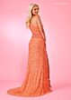 Rachel Allan 70186 Asymmetric Neck Side Cutaway Dress