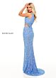 Rachel Allan 70186 Asymmetric Neck Side Cutaway Dress