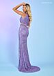 Rachel Allan 70186 Asymmetric Neck Side Cutaway Dress