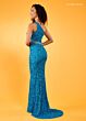 Rachel Allan 70186 Asymmetric Neck Side Cutaway Dress