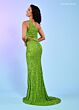 Rachel Allan 70186 Asymmetric Neck Side Cutaway Dress