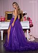 Rachel Allan 70546 Beaded Bodysuit Halter Neck Dress