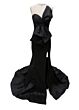 Ava Presley 42305 Strapless Bow Bodice High Slit Dress