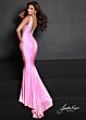 Johnathan Kayne 2665 Sleeveless Zipped-Up Neckline Dress