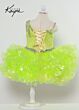Sugar Kayne C214 Ruffle Skirt Asymmetric Neck Dress