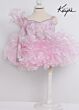 Sugar Kayne C218 Sweetheart Neck Ruffle Shoulder Dress