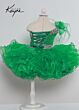 Sugar Kayne C221 Feathered Shoulder Asymmetric Neck Dress