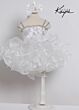 Sugar Kayne C225 Ruffle Skirt Beaded Strappy Dress