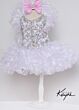 Sugar Kayne C227 V-Neck Ruffle Sleeve Beaded Dress