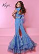 Johnathan Kayne C164 Ruffle Pants Cutout Bow Back Jumpsuit