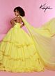 Johnathan Kayne C305 Cross Halter Neck Ruffle Skirt Dress