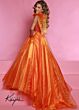Johnathan Kayne C310 One-Shoulder Bow Beaded Bodice Dress
