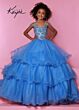 Johnathan Kayne C318 Cold-Shoulder Strap Ruffle Skirt Dress
