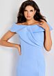 Jovani 48192 Collared Off-The-Shoulder Mermaid Dress