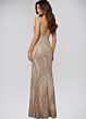 Jovani 42512 High Slit Plunging Neck Embellished Dress