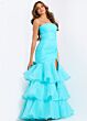 Jovani 49667 Strapless Neckline Ruched Bodice Mermaid Dress