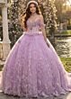 Jovani Q48441 Ruffle Waist Back Bow Quince Dress