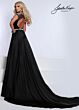 Joshua McKinley 2671 Rhinestone-Embellished Illusion Neckline Dress