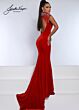 Joshua McKinley 2671 Rhinestone-Embellished Illusion Neckline Dress