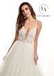 Marys Bridal M720 Lace-Up Front Strappy Back Wedding Gown