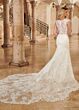Marys Bridal M805 Illusion Side Scoop Neck Wedding Gown