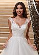 Marys Bridal MB2117 Cap Sleeve Wedding Gown