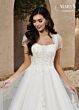 Marys Bridal MB3128 Illusion Back Two Strap Bridal Dress