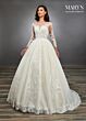 Marys Bridal MB4096 Cutout Back Wedding Gown