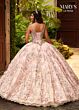 Marys Bridal MQ2126 Spaghetti Strap Glitter Dress