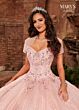 Marys Bridal MQ2129 Off The Shoulder Embroidered Quinceanera Gown