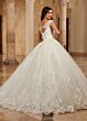 Marys Bridal MB6083 Hug Shoulder Neckline Sparkle Wedding Dress