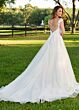 Marys Bridal MB2096 Strappy Back Cap Sleeve Wedding Dress