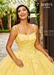 Marys Bridal MQ2115 Peplum Skirt Quinceanera Dress
