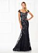 Montage by Mon Cheri 118966 Cap-Sleeve Evening Gown