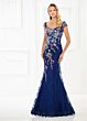 Montage by Mon Cheri 118966 Cap-Sleeve Evening Gown