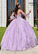 Marys Bridal MQ2104 Removable Sleeve Strapless Quinceanera Dress