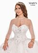 Marys Bridal MQ2104 Removable Sleeve Strapless Quinceanera Dress