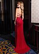 Rachel Allan 70855 Strappy Back Side Slit Embellished Dress