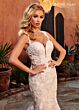 Rachel Allan RB5006 Illusion Side Plunging Neck Wedding Gown