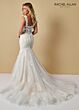 Rachel Allan RB5006 Illusion Side Plunging Neck Wedding Gown