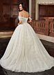 Rachel Allan RB6115 Pleated Bodice Off The Shoulder Wedding Gown