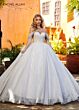 Rachel Allan RB6115 Pleated Bodice Off The Shoulder Wedding Gown