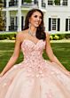 Rachel Allan RQ3106 Pleated Skirt Embroidered Sweet 16 Dress